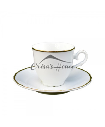 Set cafea 12 piese Ophelia Rand Aur